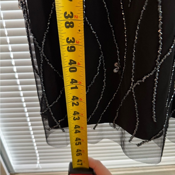 Sequined Black Midi Dress - Picture 4 of 8